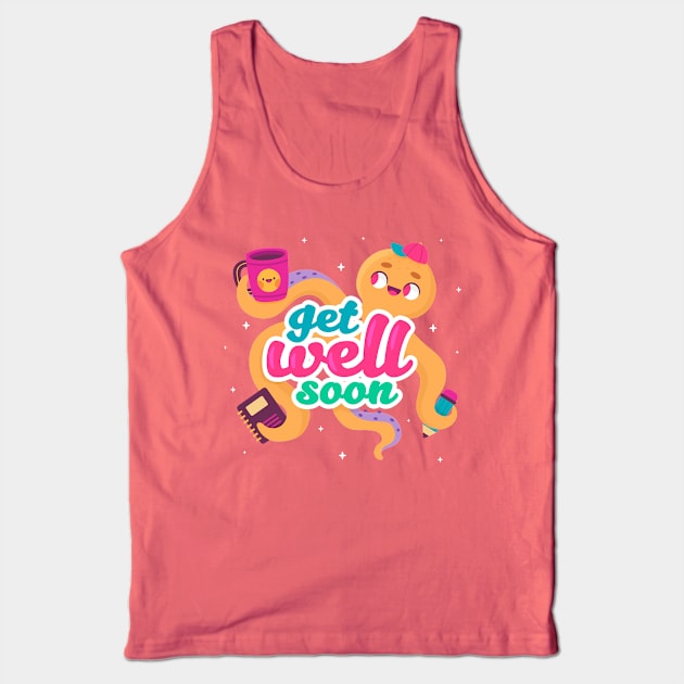 Get Well soon Tank Top by Mako Design 